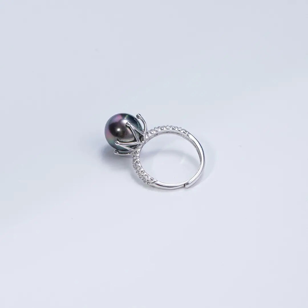 10.0-10.5 mm Tahitian Pearl Ring