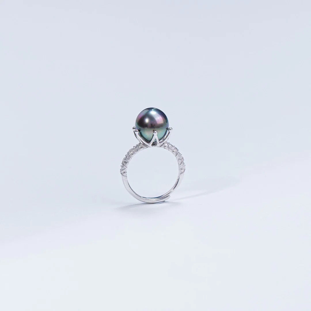 10.0-10.5 mm Tahitian Pearl Ring