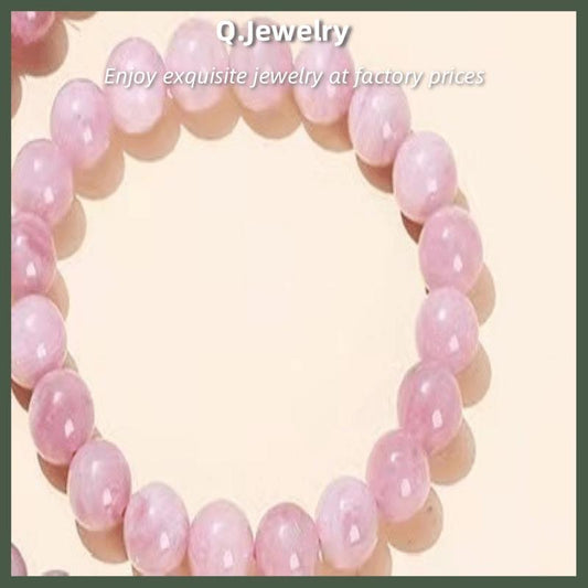 Natural Purple Horse Pink Bracelet 8-12mm