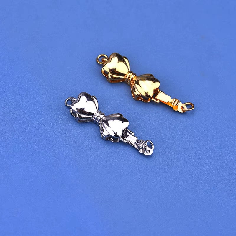 S925 Sterling Silver Bow-Knot Clasp