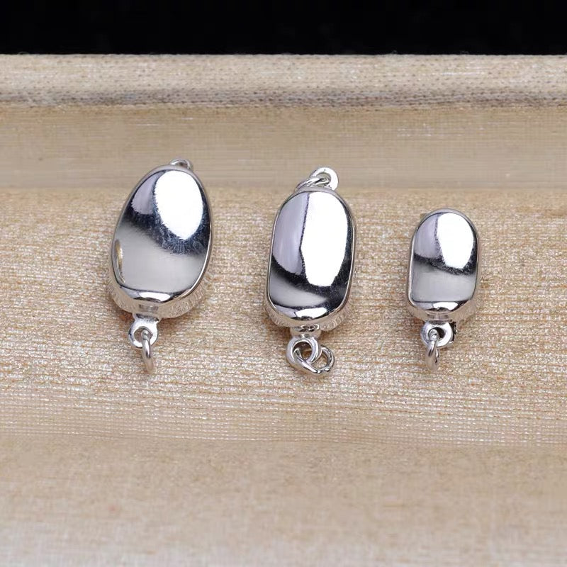S925 Sterling Silver Ingots Clasp