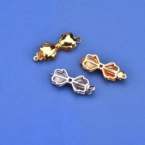 S925 Sterling Silver Bow-Knot Clasp