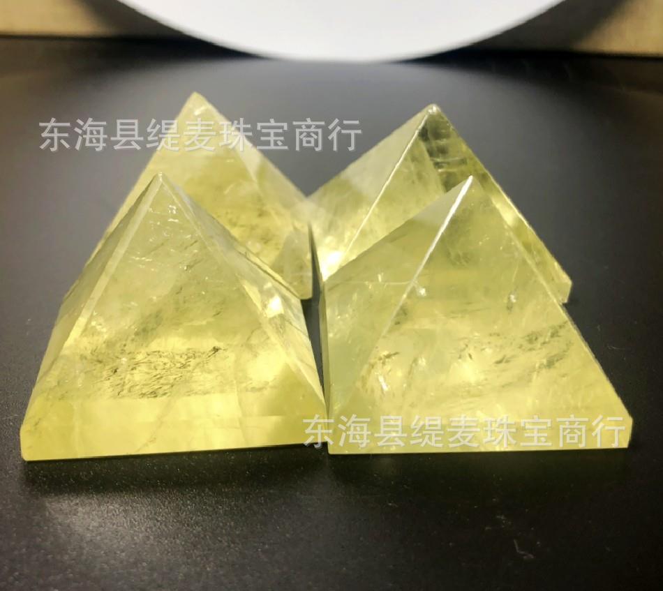 Citrine pyramid