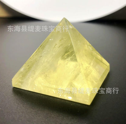 Citrine pyramid