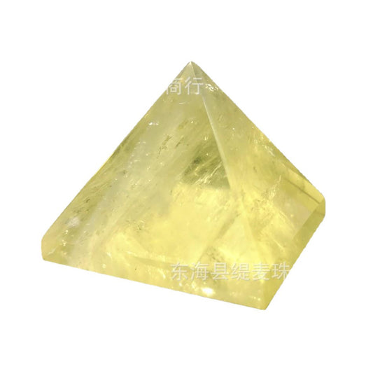 Citrine pyramid