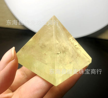 Citrine pyramid