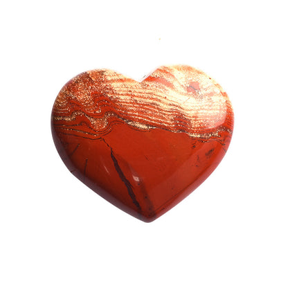 Heart-shaped red jasper