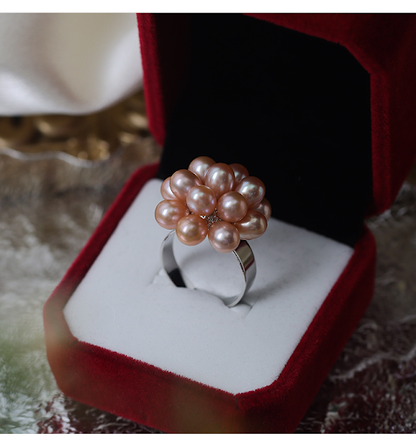 Adjustable Freshwater Pearl Elegance Ring