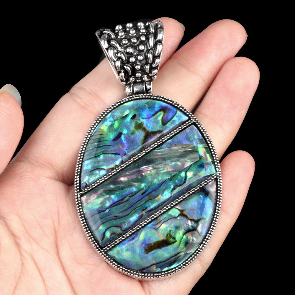 Abalone & Alloy Spliced Necklace