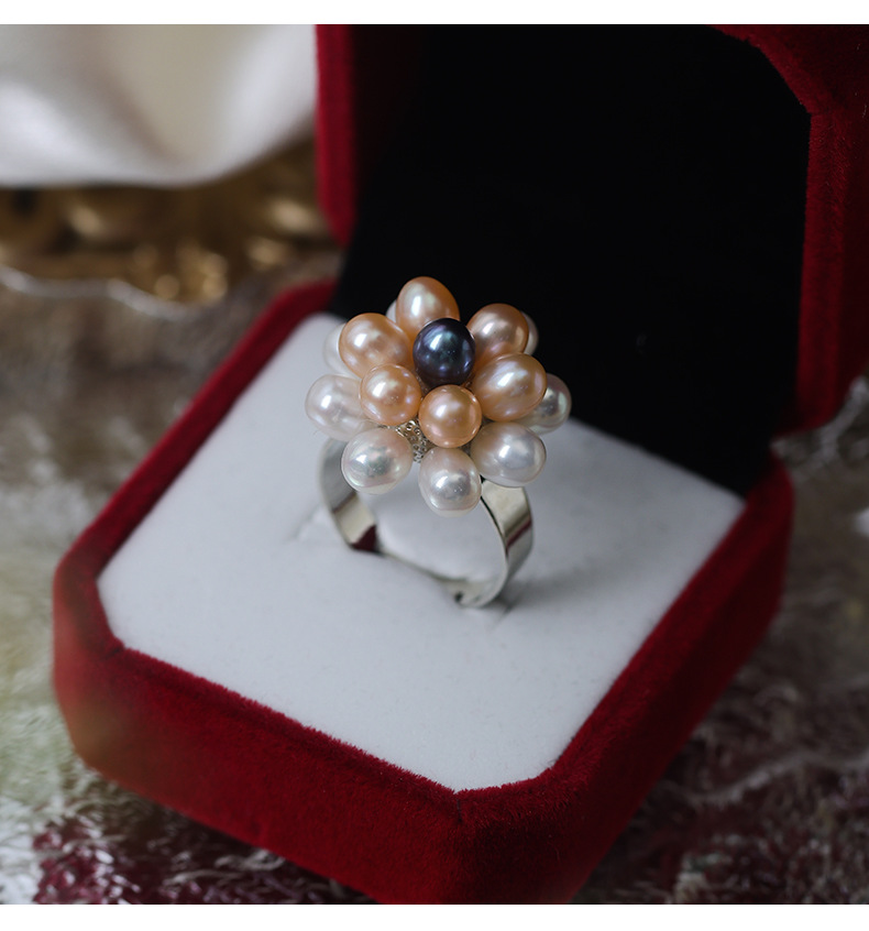 Adjustable Freshwater Pearl Elegance Ring