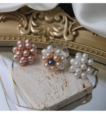 Adjustable Freshwater Pearl Elegance Ring