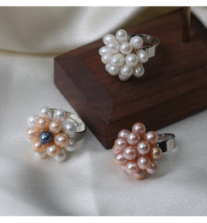 Adjustable Freshwater Pearl Elegance Ring