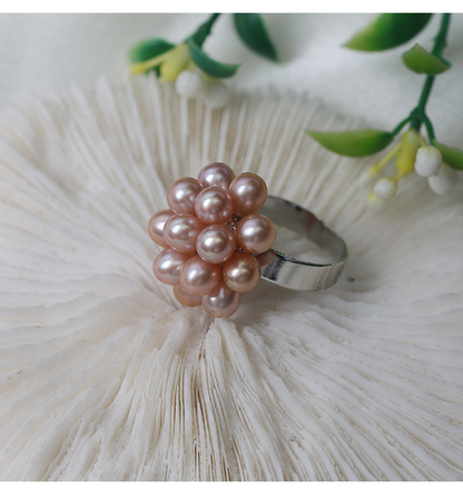 Adjustable Freshwater Pearl Elegance Ring