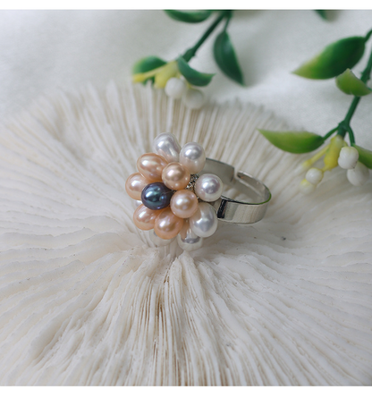 Adjustable Freshwater Pearl Elegance Ring